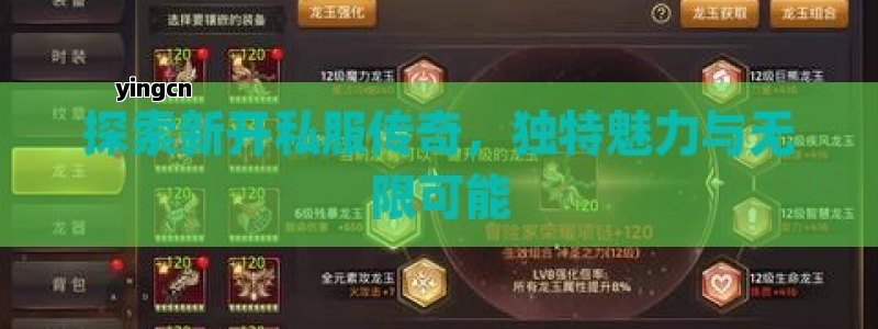 探索新开私服传奇，独特魅力与无限可能